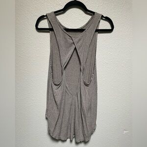 Open-back Striped American Eagle Tank Top